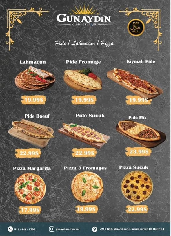 GUNAYDIN RESTAURANT MONTREAL menu item 2